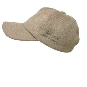 Splendid X Cella Jane Blog Womens Beige Tan Wool Blend Baseball Cap Quiet Luxury